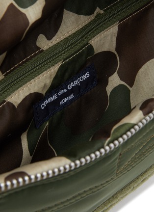 Detail View - Click To Enlarge - COMME DES GARÇONS HOMME - x Porter Velcro Logo Nylon Waist Bag