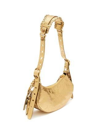 Detail View - Click To Enlarge - BALENCIAGA - ‘Le Cagole XS’ Arena Lamb Leather Shoulder Bag