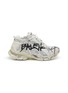 Main View - Click To Enlarge - BALENCIAGA - ‘Runner’ Graffiti Logo Print Low Top Sneakers