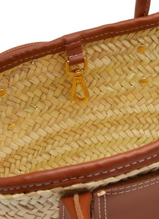 Detail View - Click To Enlarge - JACQUEMUS - Small ‘Le Panier Sol’ Raffia Tote Bag