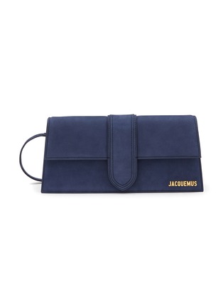 Main View - Click To Enlarge - JACQUEMUS - ‘Le Bambino Long’ Suede Shoulder Bag