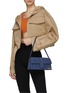 Figure View - Click To Enlarge - JACQUEMUS - ‘Le Bambino Long’ Suede Shoulder Bag