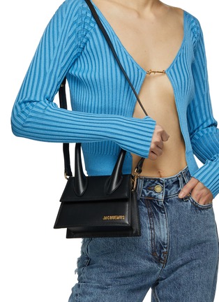 Figure View - Click To Enlarge - JACQUEMUS - Medium 'Le Chiquito' Leather Shoulder Bag