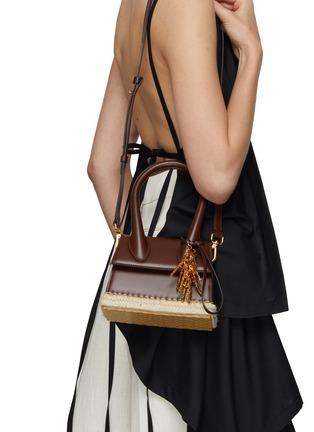 Front View - Click To Enlarge - JACQUEMUS - Medium Le Chiquito Cordao Leather Shoulder Bag
