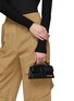 Front View - Click To Enlarge - JACQUEMUS - ‘Le Bambino’ Leather Shoulder Bag