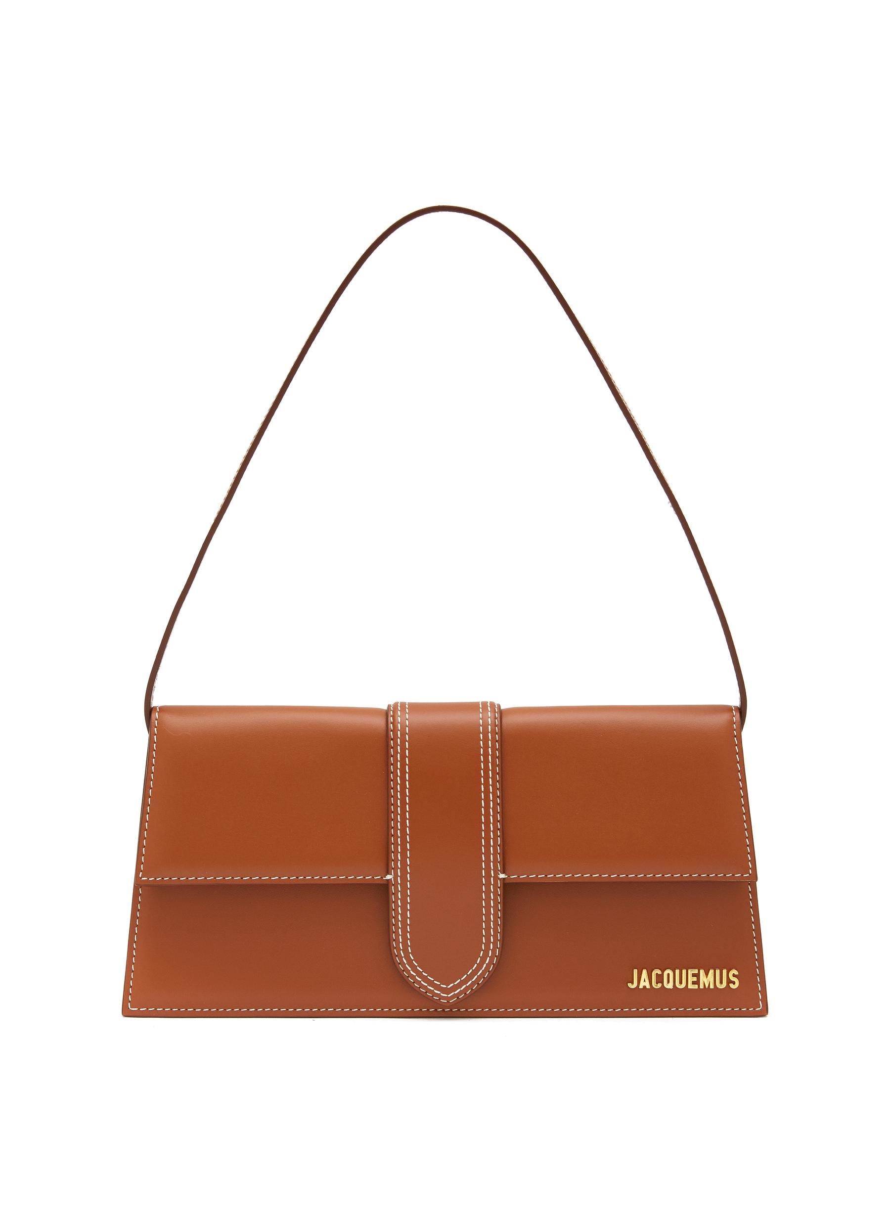Long ’Le Bambino’ Leather Shoulder Bag