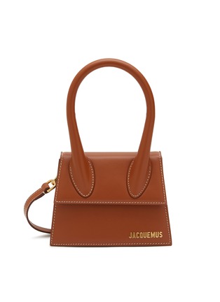 Main View - Click To Enlarge - JACQUEMUS - ‘Le Chiquito Moyen’ Leather Shoulder Bag