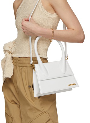 Figure View - Click To Enlarge - JACQUEMUS - Large ‘Le Chiquito’ Leather Shoulder Bag