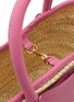 Detail View - Click To Enlarge - JACQUEMUS - Small Le Panier Soli Raffia Tote Bag