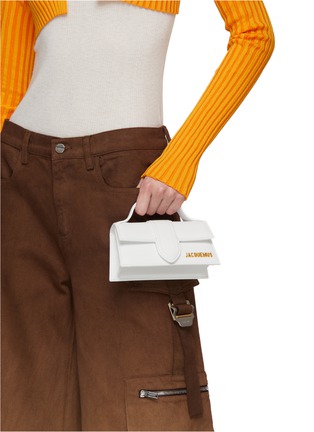Front View - Click To Enlarge - JACQUEMUS - ‘Le Bambino’ Leather Shoulder Bag