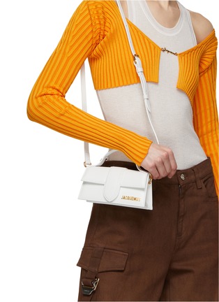 Figure View - Click To Enlarge - JACQUEMUS - ‘Le Bambino’ Leather Shoulder Bag