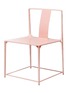 Main View - Click To Enlarge - SHANG XIA - CARBON FIBER SHINY LACQUERING CHAIR – ROSE PINK