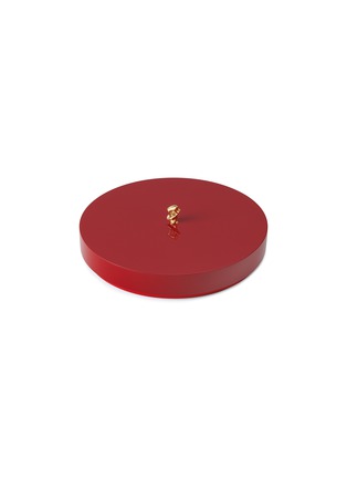 Main View - Click To Enlarge - SHANG XIA - Taihu Stone Lacquer Container Box — Lacquer Red
