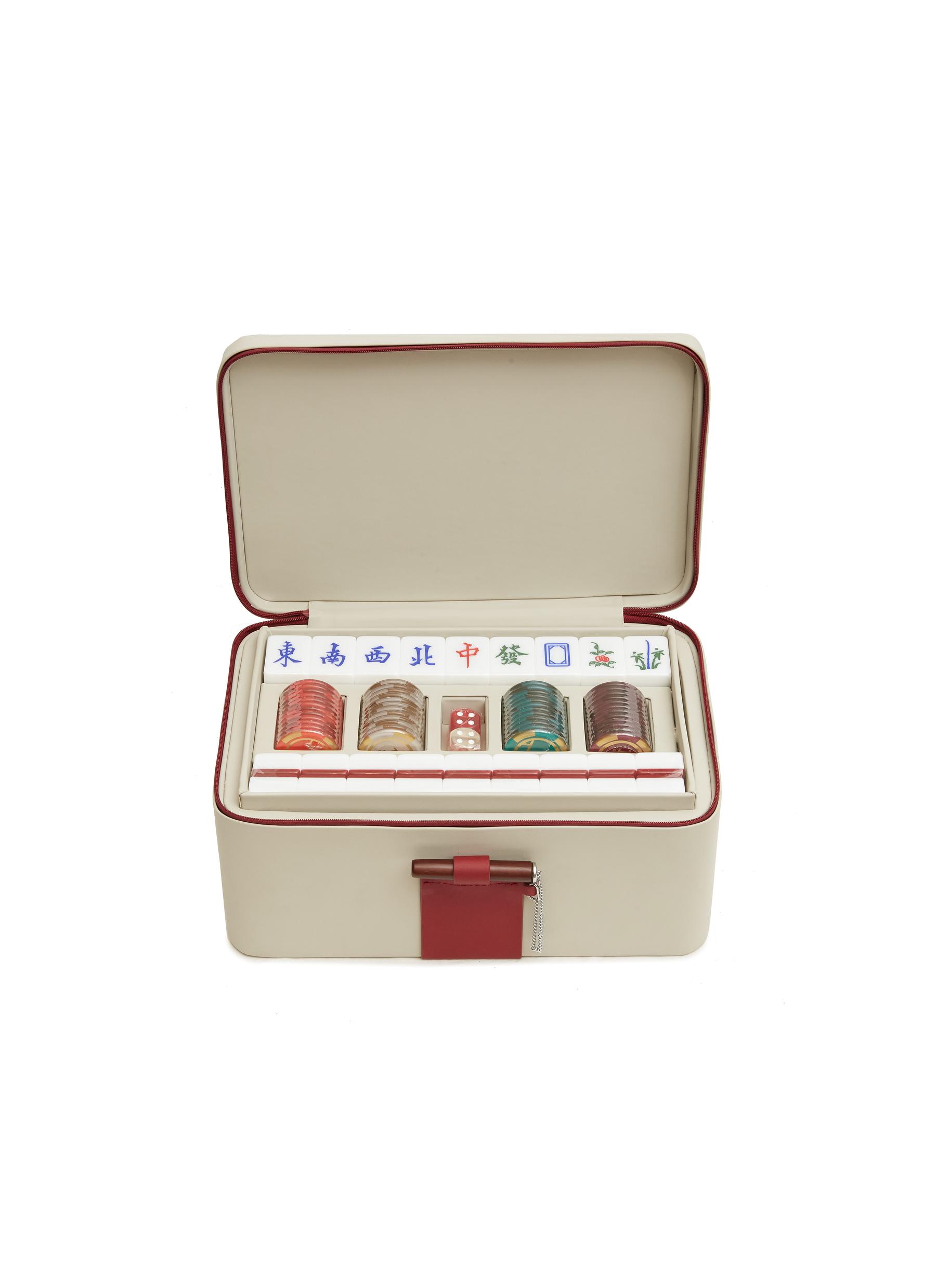 Mahjong Set with Leatherette Case