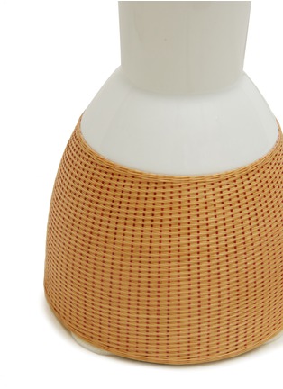Detail View - Click To Enlarge - SHANG XIA - Extra Large Woven Bamboo Porcelain Vase