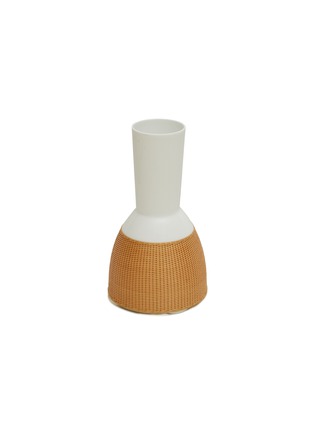 Main View - Click To Enlarge - SHANG XIA - Extra Large Woven Bamboo Porcelain Vase
