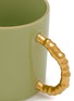 Detail View - Click To Enlarge - L'OBJET - x Haas Brothers Mug — Matcha/Gold