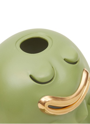 Detail View - Click To Enlarge - L'OBJET - x Haas Brothers Home Fragrance Meditator Incense Burner — Matcha/Gold