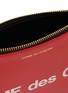 Detail View - Click To Enlarge - COMME DES GARÇONS - Logo Print Leather Pouch