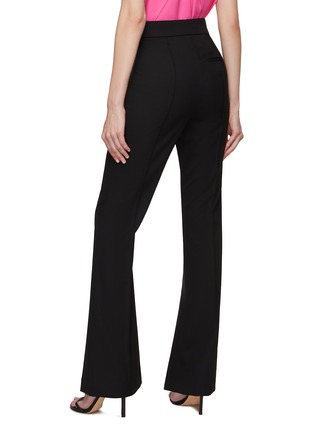 Back View - Click To Enlarge - ROLAND MOURET - FLAT FRONT HIGH RISE FLARED PANTS