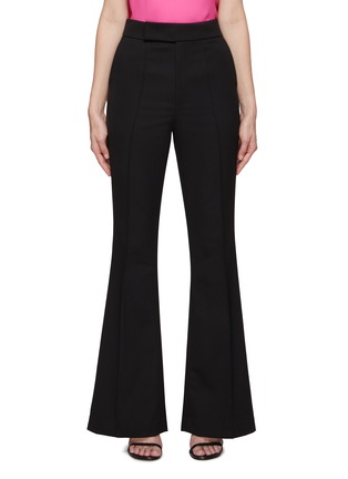 Main View - Click To Enlarge - ROLAND MOURET - FLAT FRONT HIGH RISE FLARED PANTS