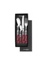 Main View - Click To Enlarge - CASA BUGATTI - ‘Aladdin’ Full Cutlery Set of 4 − Red