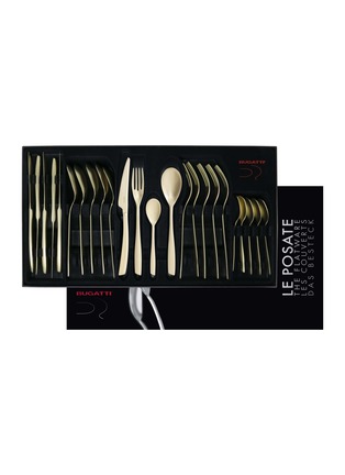 Main View - Click To Enlarge - CASA BUGATTI - ‘Riviera’ Full Cutlery Set of 24 − Campagne
