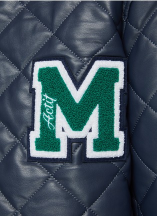  - MARDI MERCREDI - FAUX LEATHER QUILTED JACKET