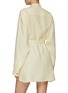 Back View - Click To Enlarge - LE KASHA - Belted Linen Dress