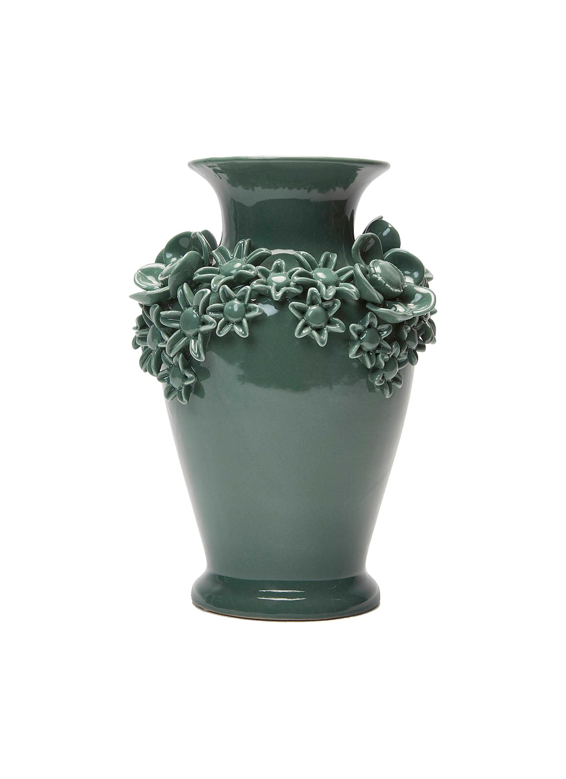 House Of Hackney 'flora Fantasia' Vase - Verdigris