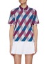 Main View - Click To Enlarge - J.LINDEBERG - ‘ANAIS’ GOLF KNIT SHORT SLEEVE POLO SHIRT