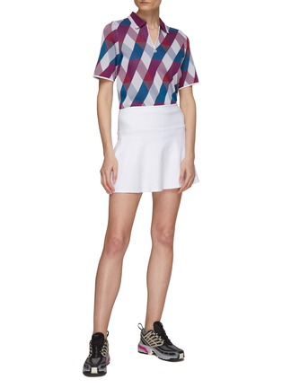 Figure View - Click To Enlarge - J.LINDEBERG - ‘ANAIS’ GOLF KNIT SHORT SLEEVE POLO SHIRT