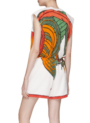 Back View - Click To Enlarge - LILYEVE - ‘THE ROOSTER’ FRONT POCKET ROMPER