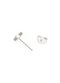 Detail View - Click To Enlarge - MARIA TASH - 18K White Gold Diamond Star Stud Earring