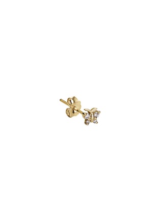 Main View - Click To Enlarge - MARIA TASH - ‘BUTTERFLY’ 18K GOLD DIAMOND EARSTUD