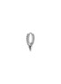 Main View - Click To Enlarge - MARIA TASH - 18K White Gold Diamond Short Spike Hoop Earring