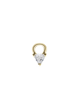 Main View - Click To Enlarge - MARIA TASH - 18K Gold Diamond Triangular Charm