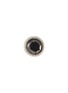Detail View - Click To Enlarge - MARIA TASH - 18K White Gold Black Diamond Round Stud Earring