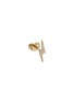 Main View - Click To Enlarge - MARIA TASH - 18K Gold Diamond Lightning Bolt Stud Earring