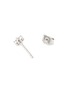 Detail View - Click To Enlarge - MARIA TASH - 18K White Gold Diamond Flower Stud Earring