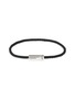 Main View - Click To Enlarge - LE GRAMME - 7G CABLE NATO  STERLING SILVER BLACK BRACELET