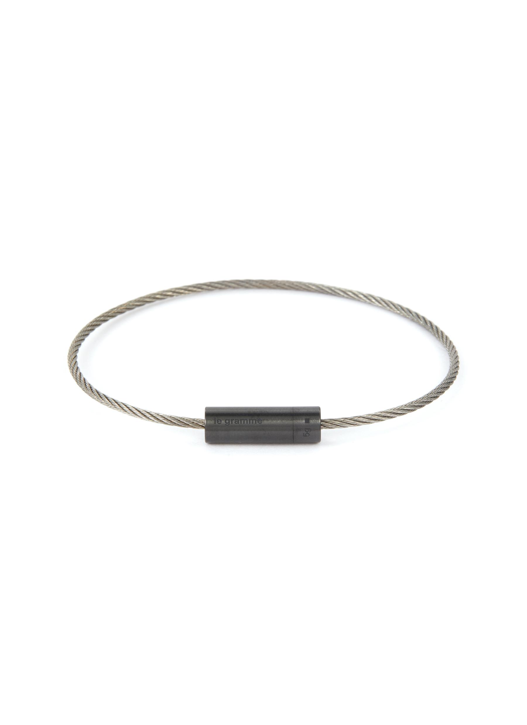 Le gramme brushed hotsell le cable bracelet