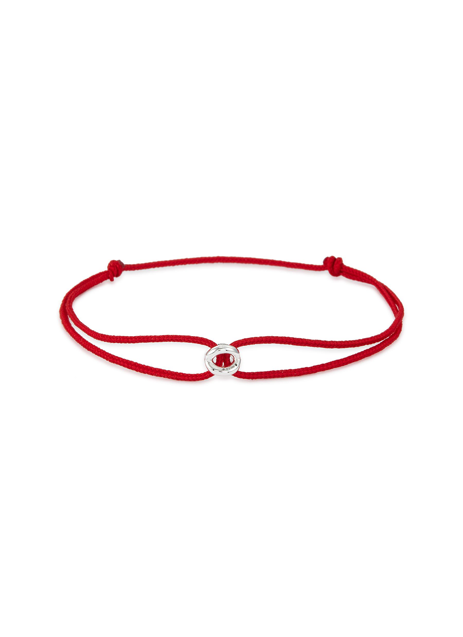 cord bracelet red