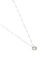Detail View - Click To Enlarge - LE GRAMME - 1.1G POLISHED BRUSHED STERLING SILVER ROUND PENDANT NECKLACE