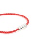 Detail View - Click To Enlarge - LE GRAMME - 7G CABLE NATO  STERLING SILVER RED BRACELET
