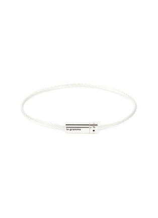 Main View - Click To Enlarge - LE GRAMME - 7 GRAMMES SLICK POLISHED STERLING SILVER CABLE BRACELET