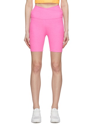 Main View - Click To Enlarge - BEYOND YOGA - ‘At Your Leisure’ Spacedye Biker Shorts