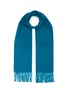 Main View - Click To Enlarge - JOVENS - FRINGED WATERWEAVE CASHMERE SCARF