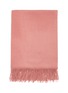 Detail View - Click To Enlarge - JOVENS - FRINGED WATERWEAVE CASHMERE SCARF