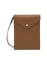 Main View - Click To Enlarge - LEMAIRE - ‘Enveloppe’ Adjustable Strap Grained Leather Pouch